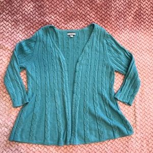 Loose fitting cardigan